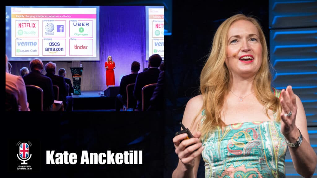 Kate Ancketill futurist tech consumer retail trends keynote speaker at Great British Speakers