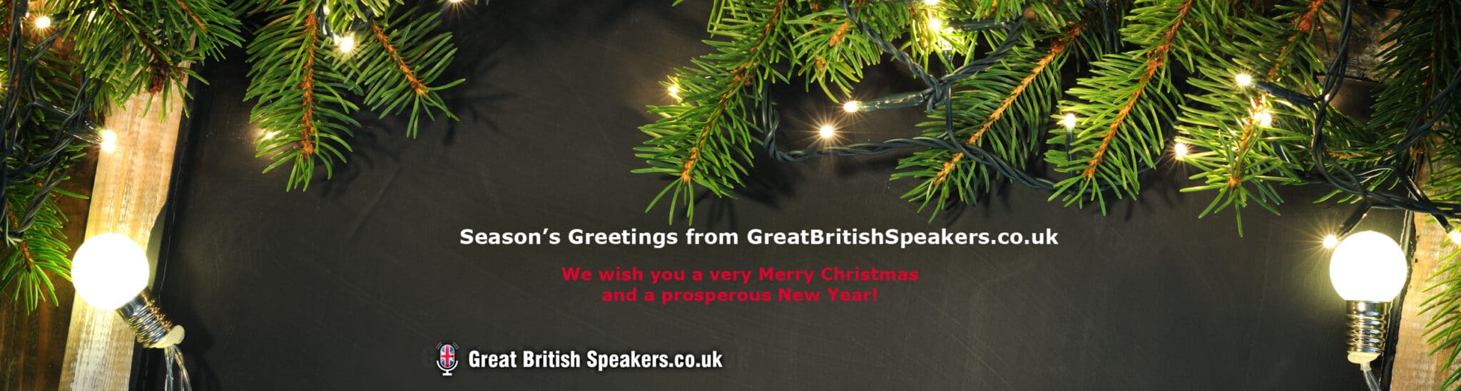 Happy Christmas from Great British Speakers