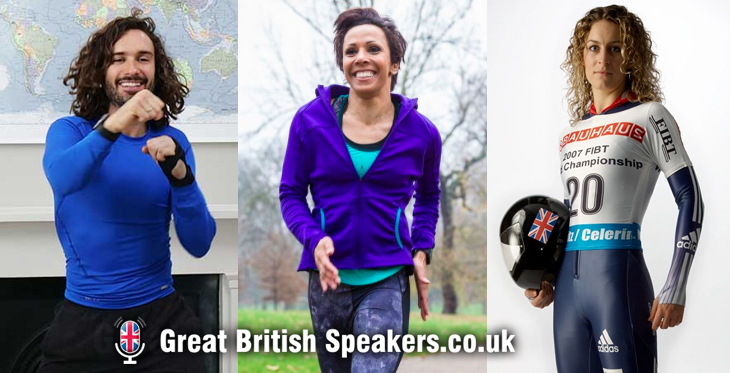 Keep active in lockdown with Kelly Holmes Joe Wicks and Amy Williams at Great British Speakers