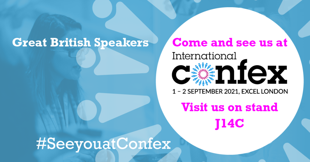 Great British Speakers visit us at Confex Excel London