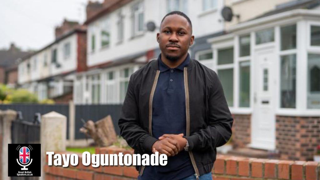 Tayo Oguntonade Hire TV finance property journalist Host Moderator book at Agent Great British Presenters