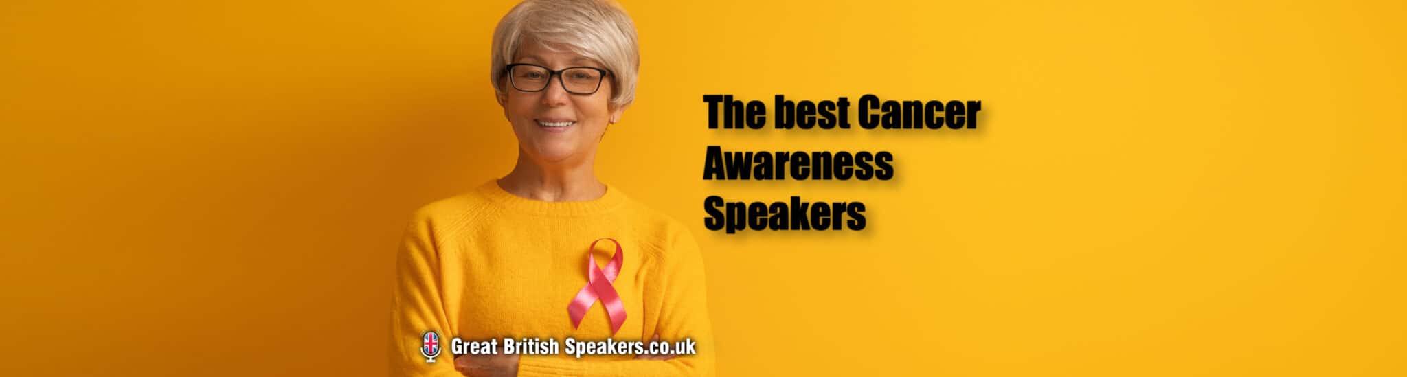 Book the best cancer awareness speakers at agent Great British Speakers