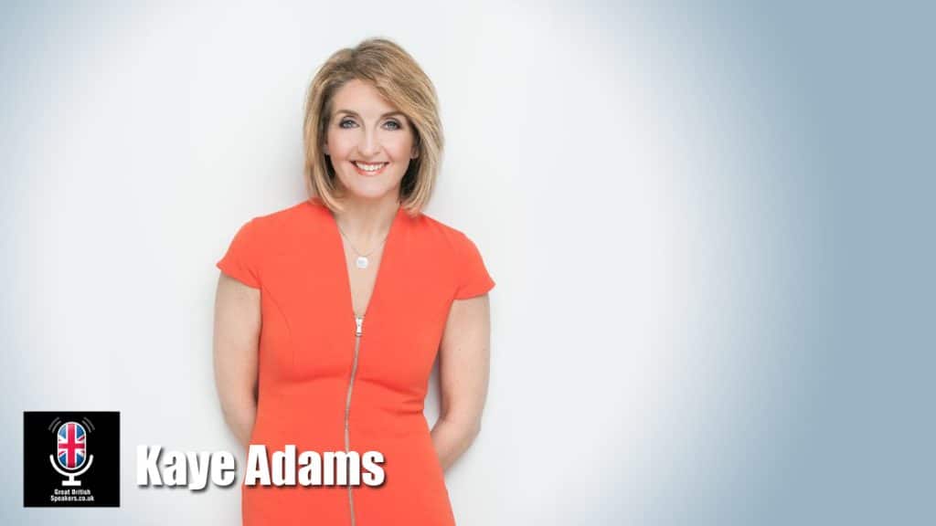 Kaye Adams book Scottish TV Radio presenter Voice Over Event Host at speaker agent Great British Speakers