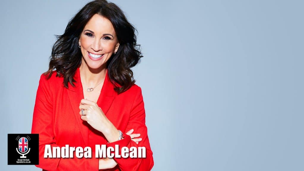 Andrea McLean Hire TV awards host presenter Loose Women ITV book at Great British Speakers