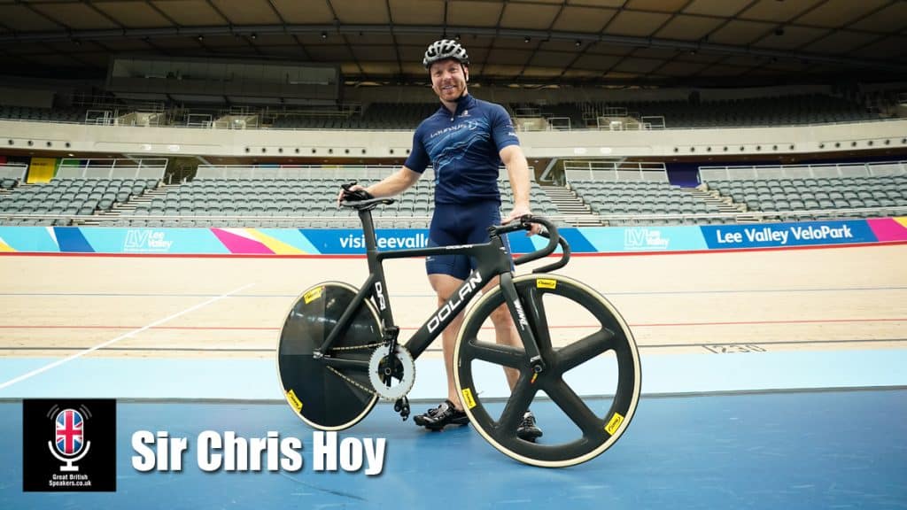 Sir Chris Hoy hire world champion track cyclist Olympics World record Motivational Teamwork Speaker book at Agent great British Speakers