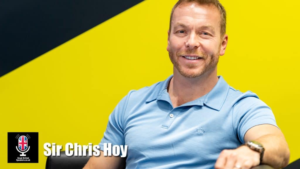 Sir Chris Hoy - hire world champion track cyclist Olympics World record Motivational Speaker call Agent Great British Speakers