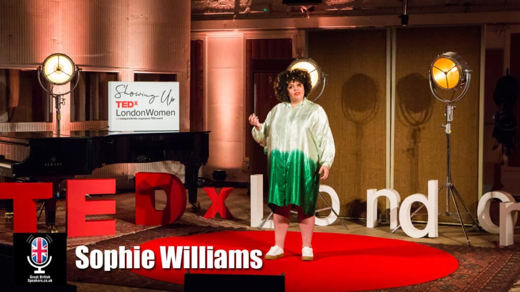 Sophie Williams hire Diversity, Inclusion Equality Speaker Anti-Racism and Allyship Author TED Talk the Glass Cliff milennium keynote speaker book at agent Great British Speakers