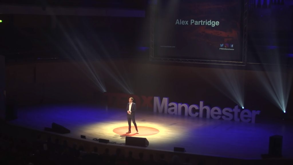 Alex Partridge Ted Talk 1 book Unilad Ladbible Social Media Technology mental health ADHD speaker at agent Great British Speakers