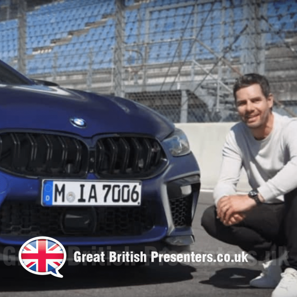 Great British Presenter Marc P. Presenting for BMW
