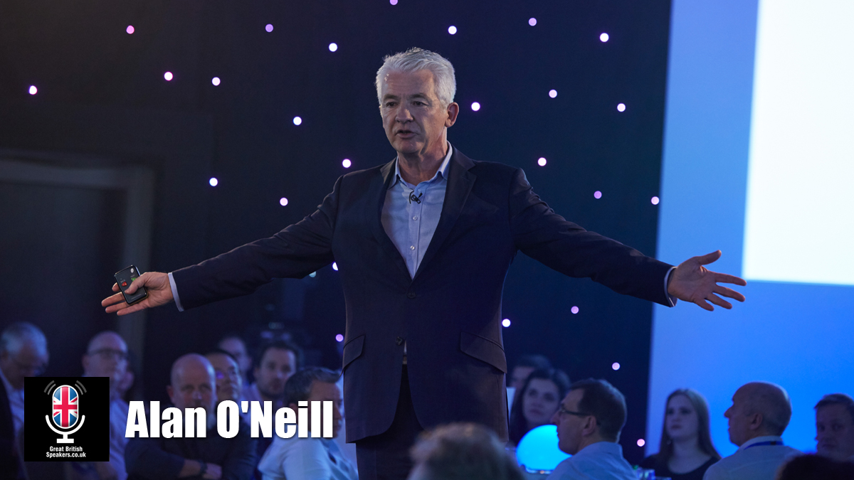 Alan O'Neill book change management corporate culture expert profit values consultant customer experience speaker at agent Great British Speakers