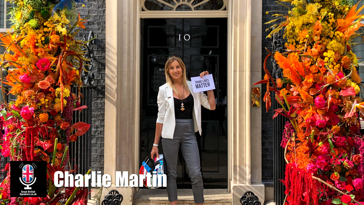 Charlie Martin BMW professional racing driver & LGBTQ+ transgender activist influencer & speaker Book at Great British Speakers