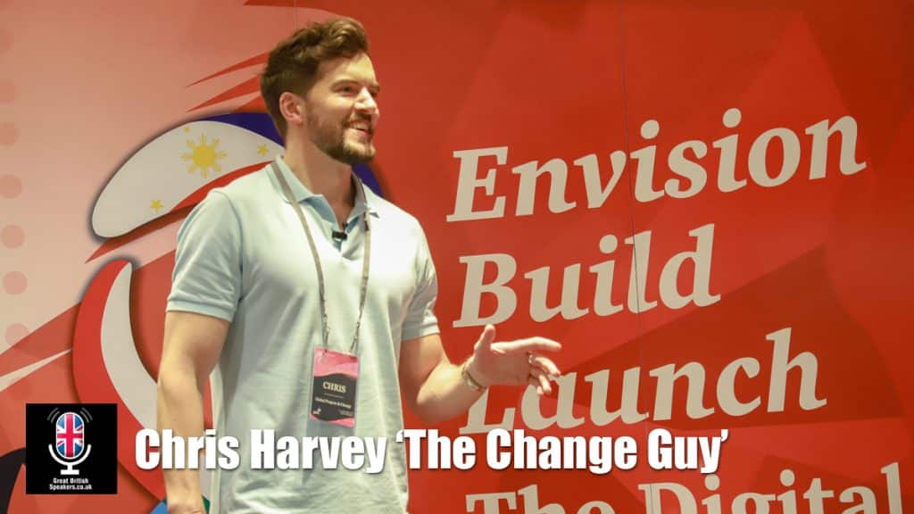Chris Harvey The Change Guy Management Culture Resilience AI future workplace speaker at Great British Speakers