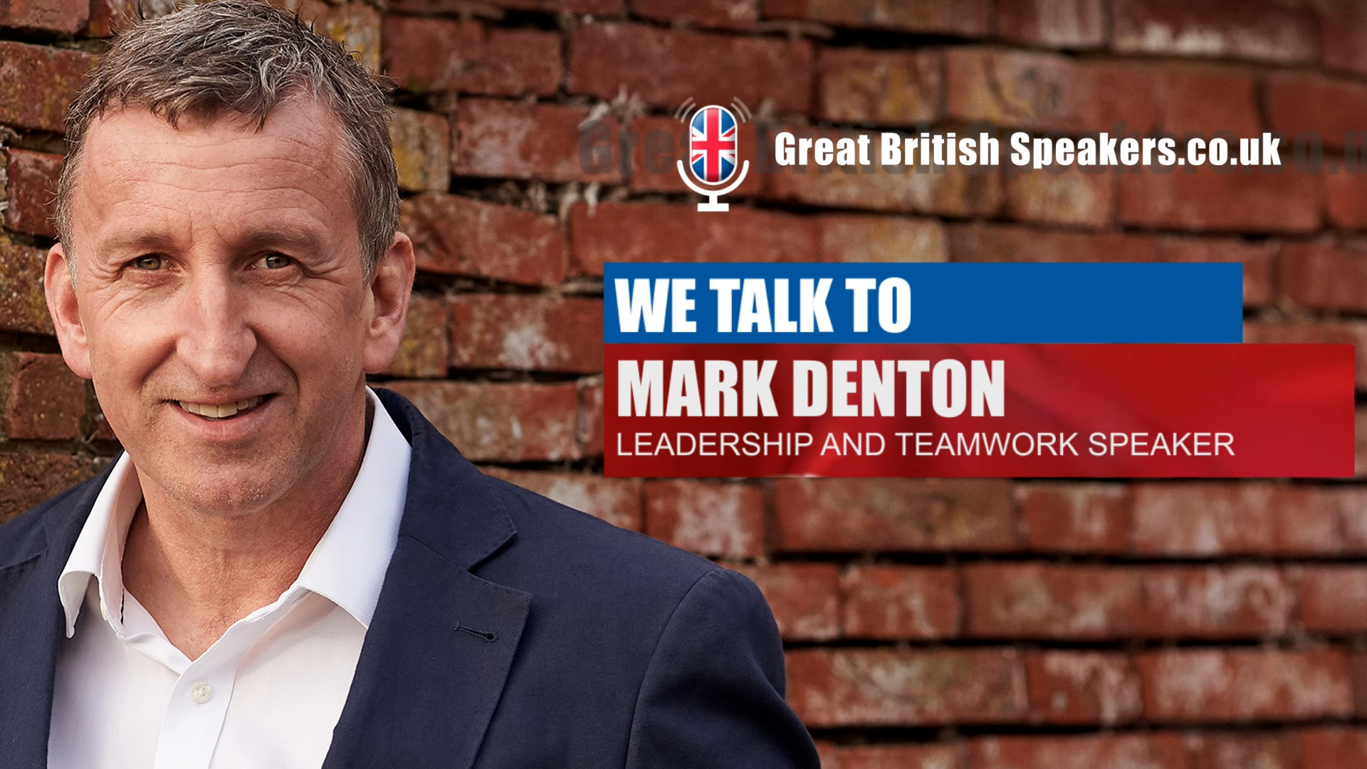 Mark Denton, motivational speaker at Great British Speakers