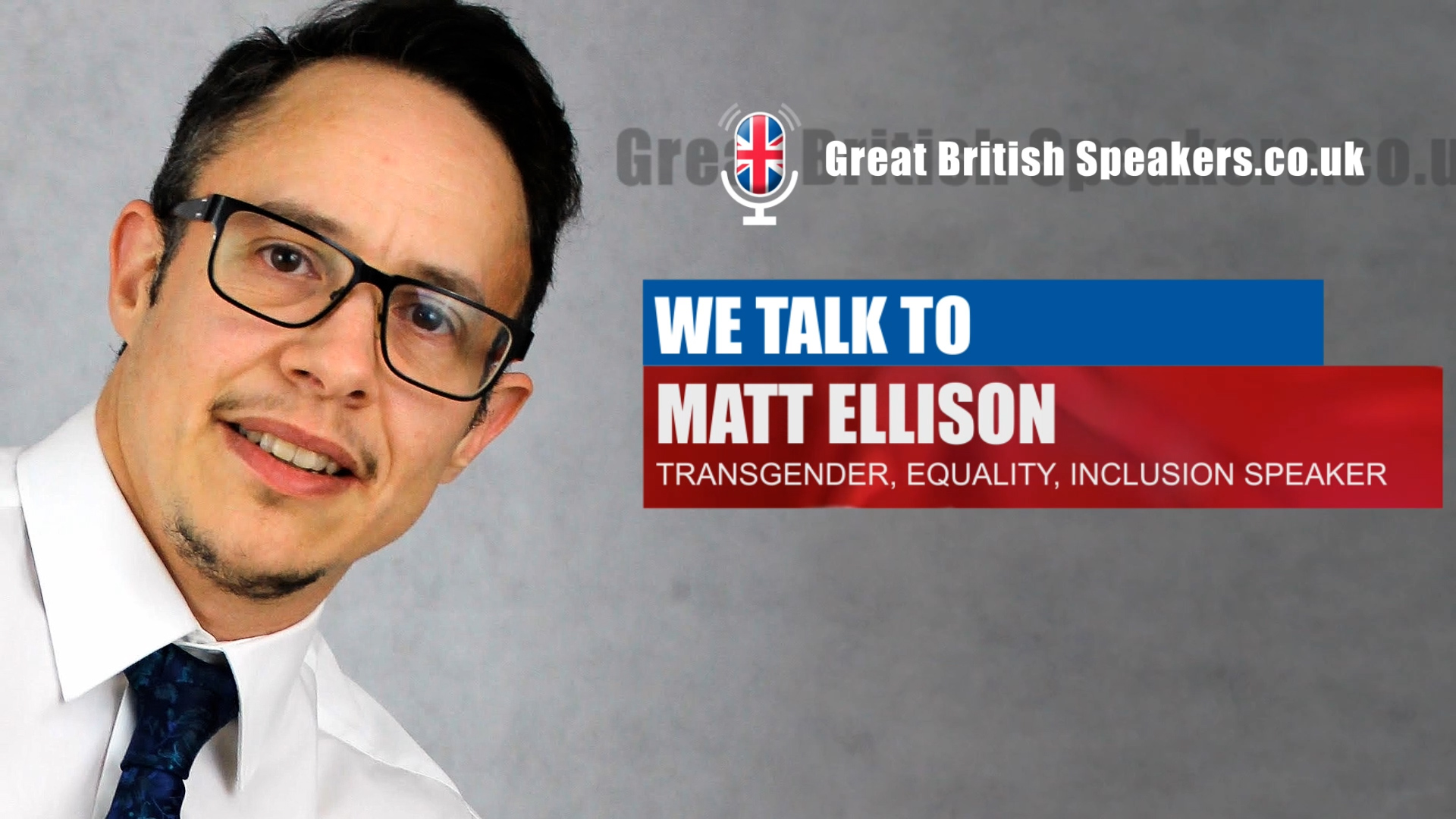 Matt Ellison, LGBTQ+ and transgender speaker at Great British Speakers