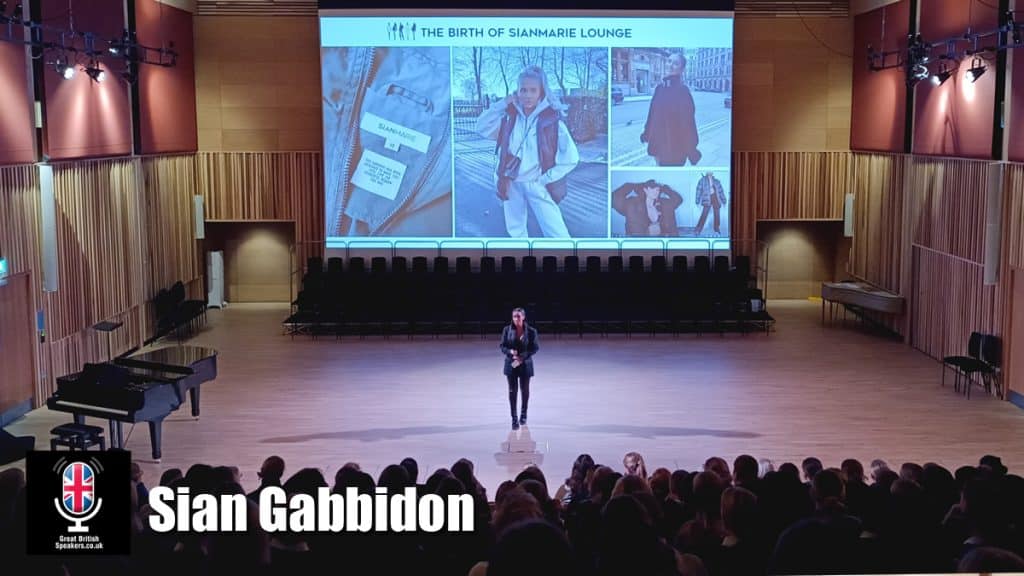 Sian Gabbidon hire The Apprentice entrepreneur businesswoman fashion designer speaker presenter book at agent Great British Speakers