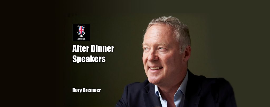 Hire Raconteur wit satirist Rory Bremner Celebrity famous After best Dinner Speakers at Great British Speakers