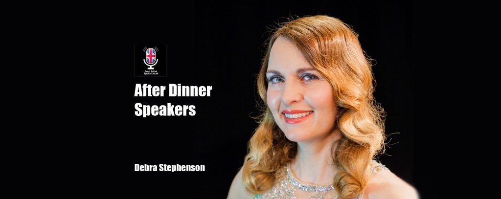 Hire impressionist comedian Debra Stephenson Celebrity famous best After Dinner Speaker at Great British Speakers