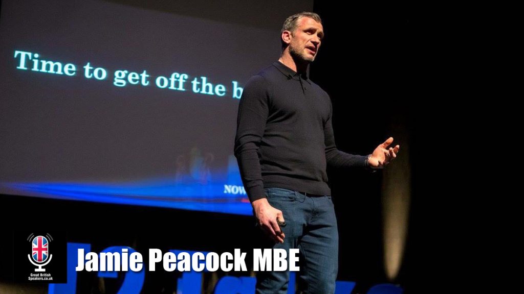 Jamie Peacock MBE England Leeds Rugby League Wellbeing Motivational Personal Development Resilience Sport Leadership Teamwork Change speaker agent Great British Speakers