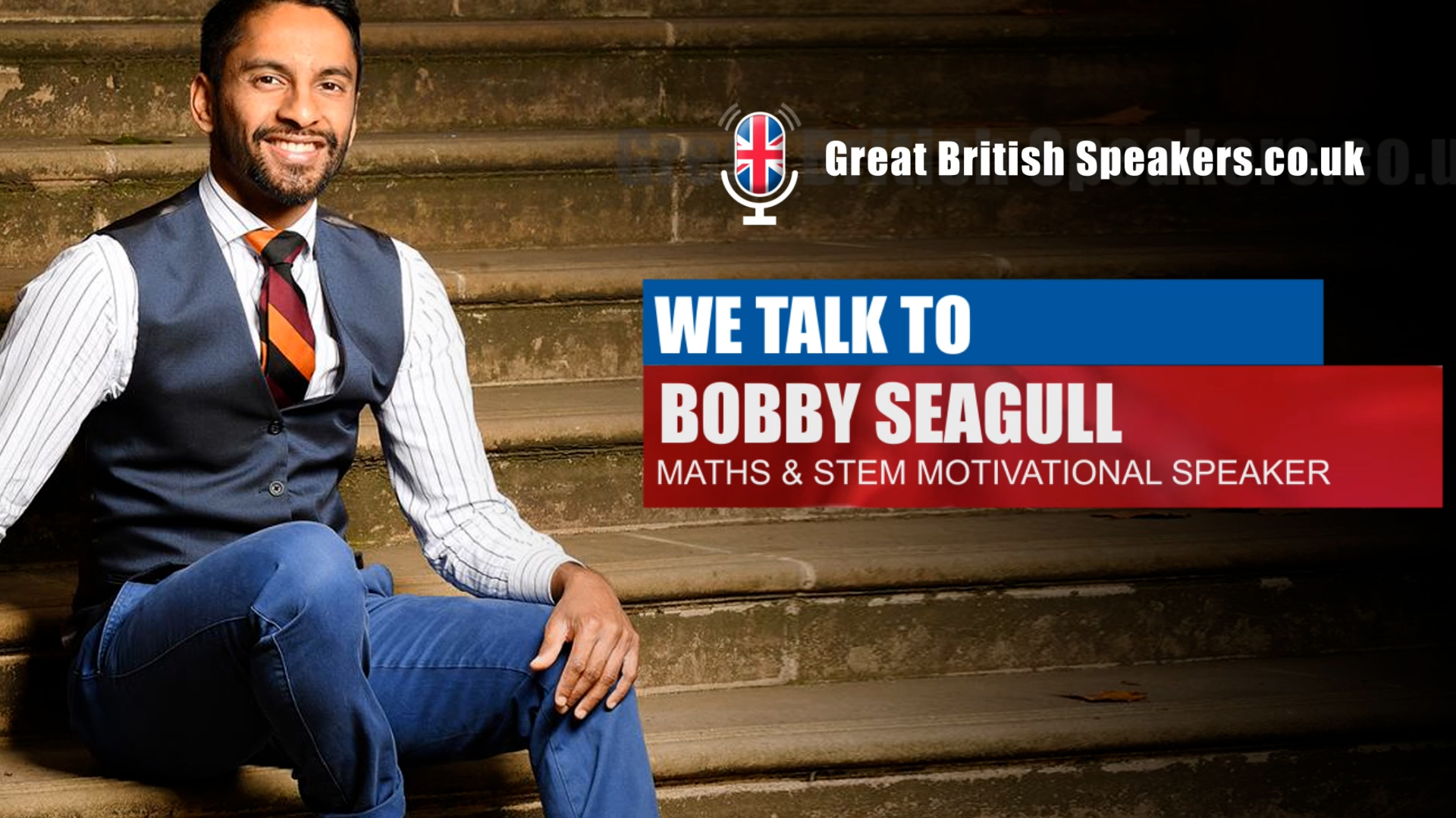Bobby Seagull, motivational finance speaker at Great British Speakers
