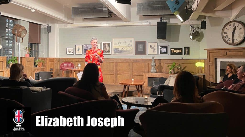 Elizabeth Joseph - hire Mid life peri Menopause public keynote speaker book at agent Great British Speakers