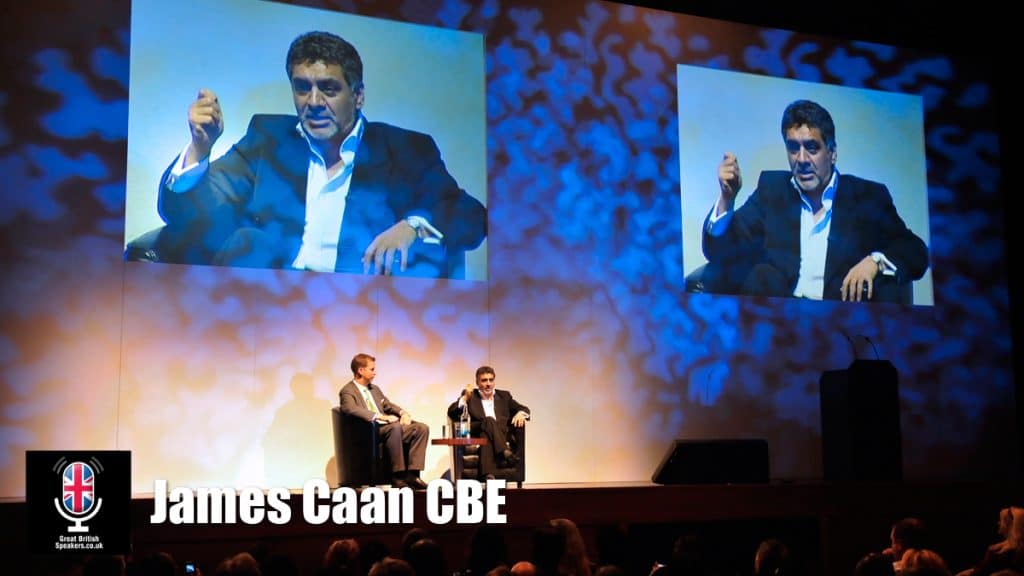 James Caan CBE hire Entrepreneur finance Technology STEM Dragons Den Inspirational speaker book at agent Great British Speakers