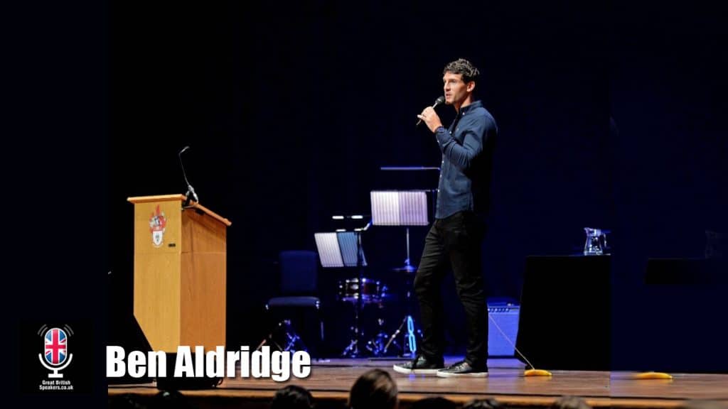 Ben Aldridge Author speaker Resilience Mental Health Stoicism Comfort Zones at agent Great British Speakers