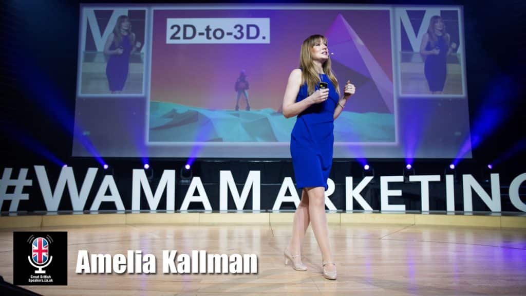 Amelia Kallman Hire Futurist metaverse AL Crypto XR Web 3 Blockchain Keynote speaker book agent Great British Speakers