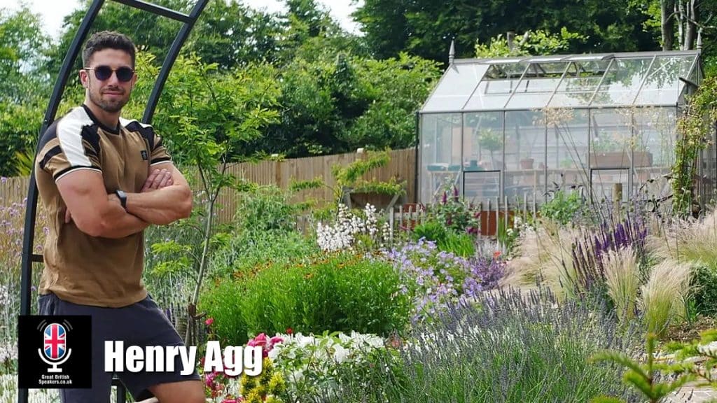 Henry Agg hire BBC Gardeners World Plantsman Garden Designer TV Presenter speaker host at agent Great British Speakers
