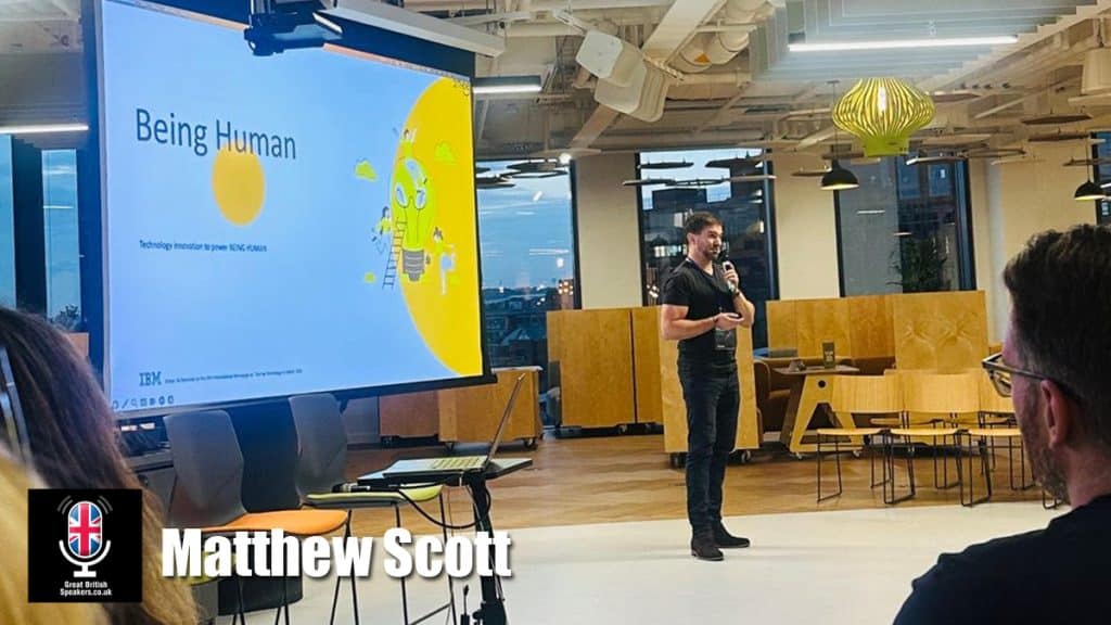 Matthew Scott Digital transformation PLAY HUMAN Media entertainment entrepreneur futurist speaker at Great British Speakers