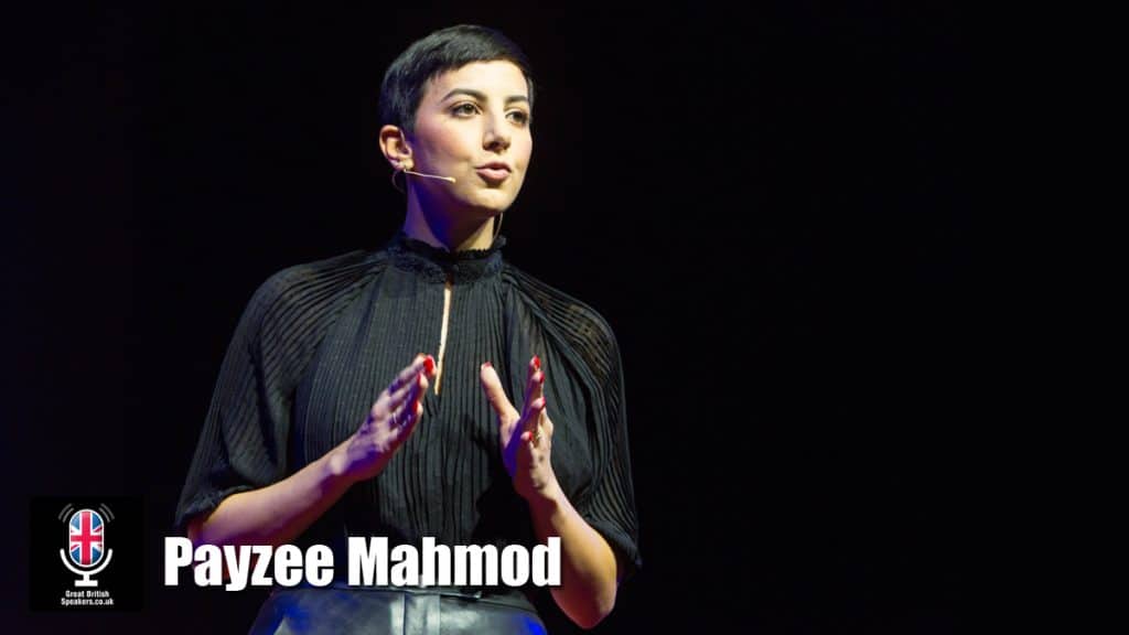Payzee Mahmod British Kurd gender based violence child marriage FGM trafficking Tedx Speaker at agent Great British Speakers