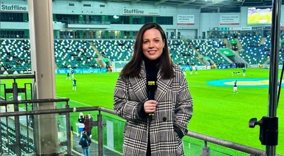 Sarah Mulkerrins BBC Irish Sports golf soccer olympics presenter broadcaster host book at Great British Presenters