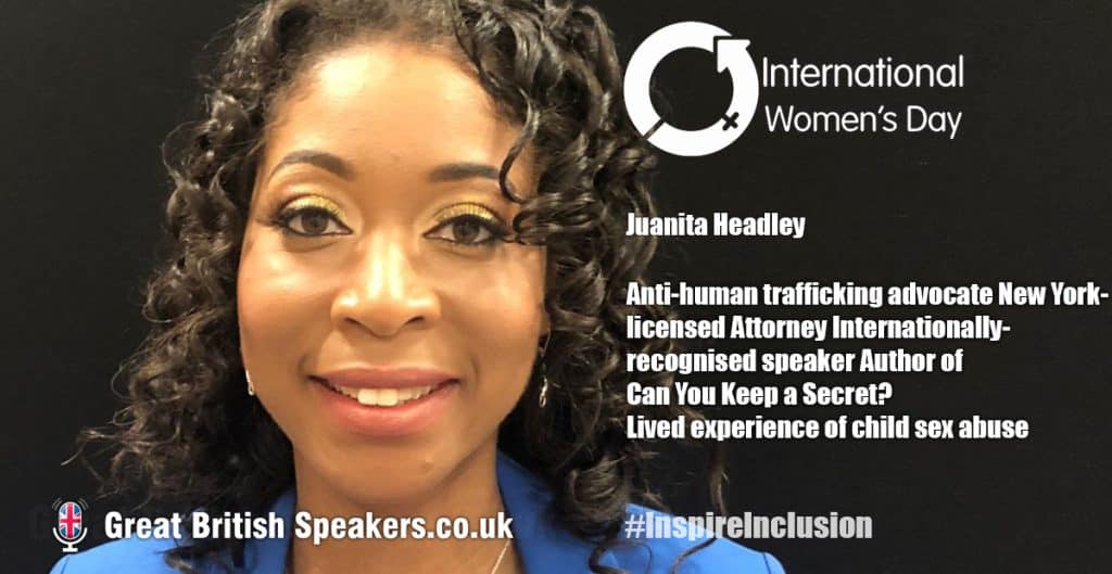 Juanita Headley International Women’s Day Speaker at Great British Speakers