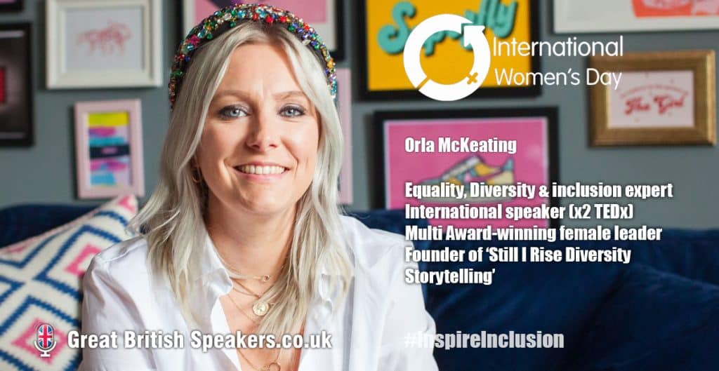 Orla McKeating International Women’s Day Speaker at Great British Speaker