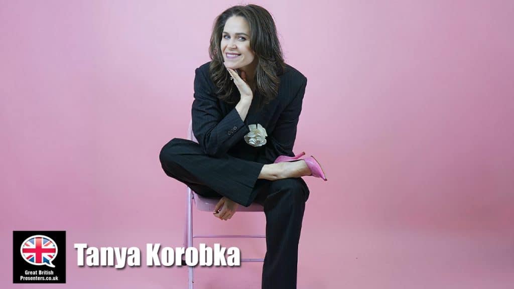 Tanya Korobka hire presenter speaker book at agent Great British Presenters