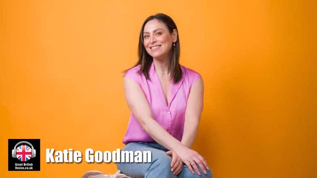 Katie Goodman hire voice actor speaker book at agent Great British Voices