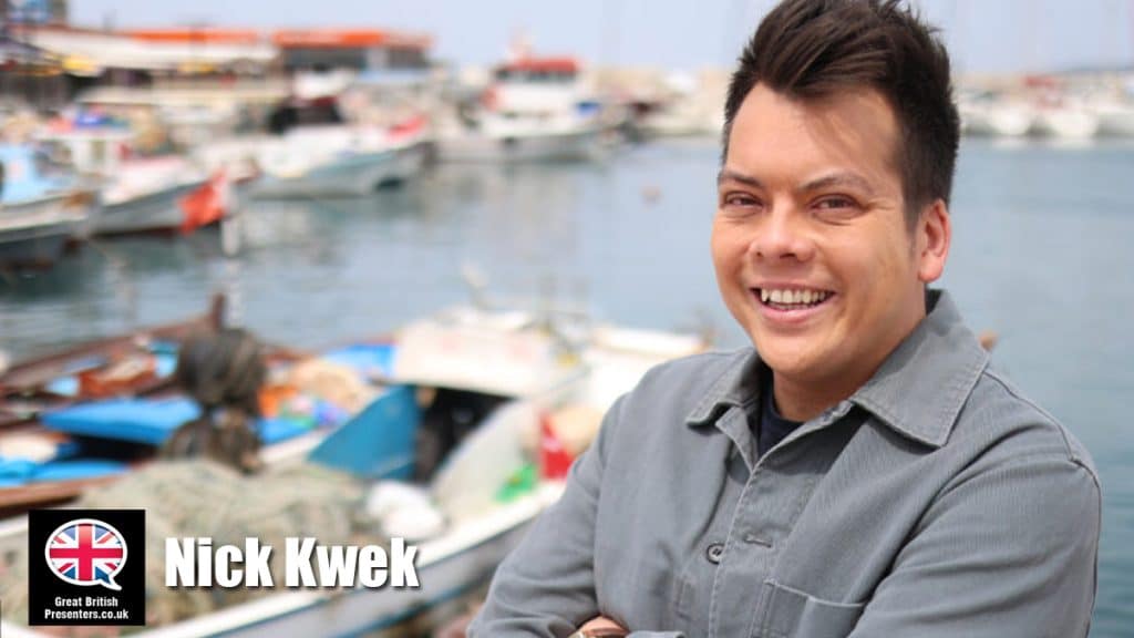 Nick Kwek hire presenter speaker book at agent Great British Presenters