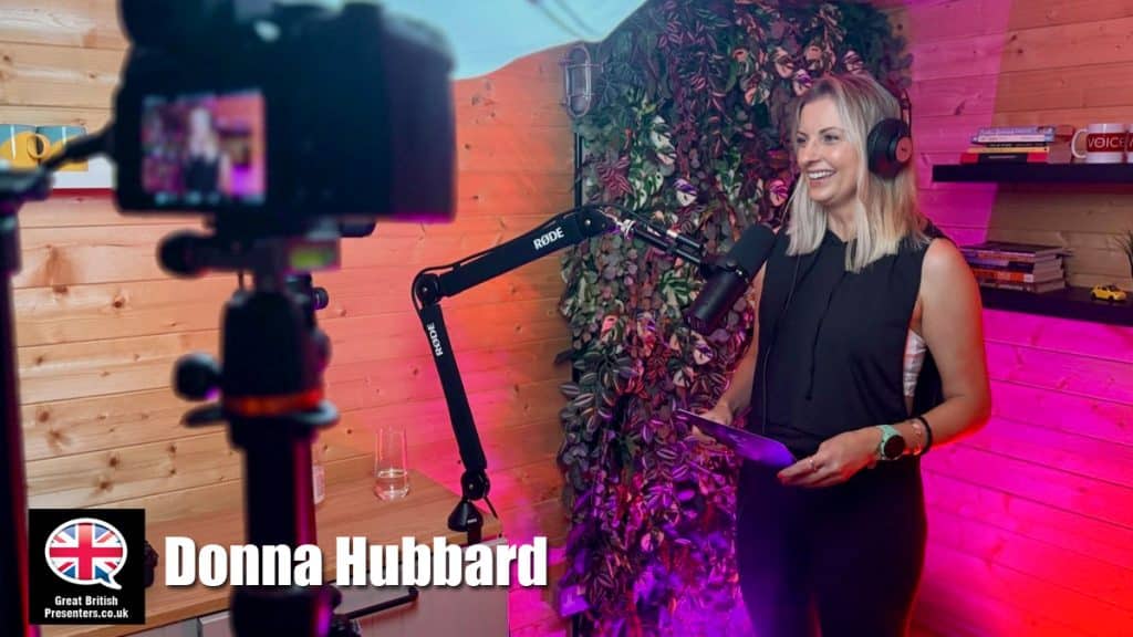 Donna Hubbard communication speaker book at agent Great British Presenters