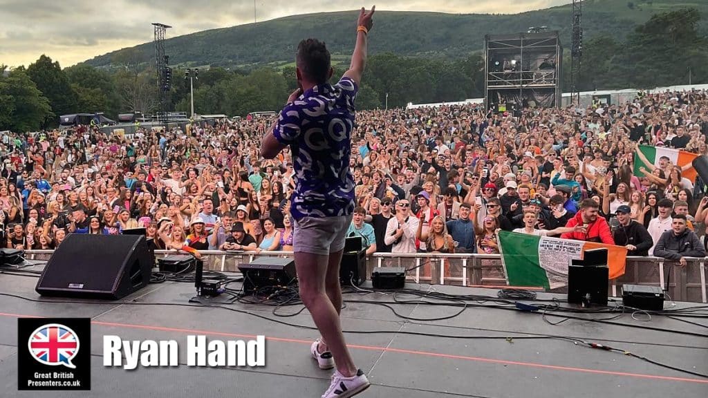 Ryan Hand hire DJ speaker book at agent Great British Presenters